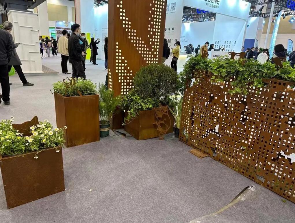 百色耐候钢花箱