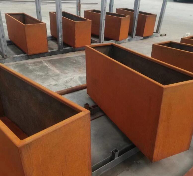 百色耐候钢花箱