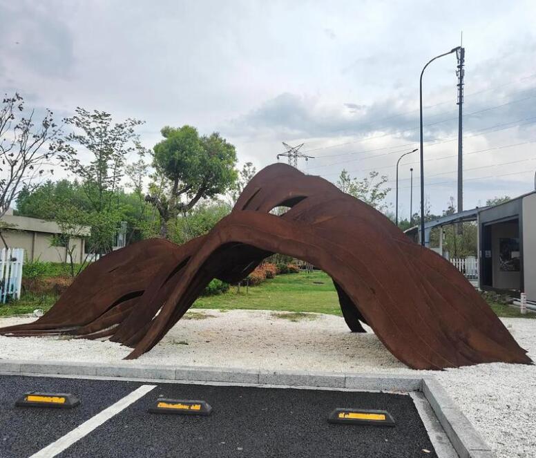 百色耐候钢板造型